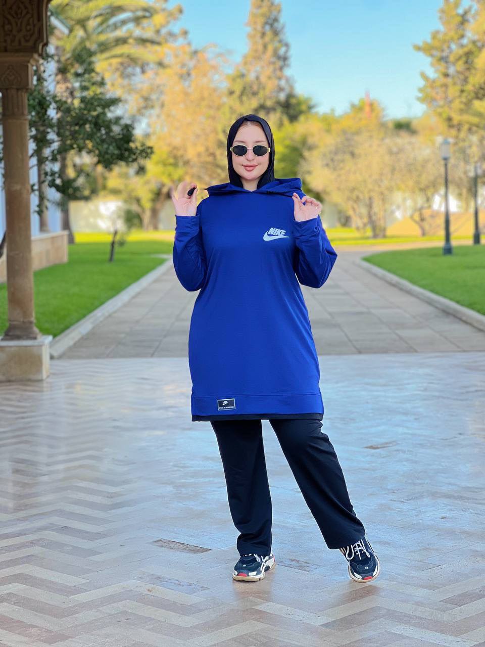 🖤 NIKE SURVIT نسائي ✨ ستايل سبور وراحة في كل الأوقات 🔥 عرض اليوم فقط بـ239 درهم 🚚 توصيل فابور حتى لباب الدار