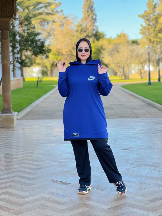 🖤 NIKE SURVIT نسائي ✨ ستايل سبور وراحة في كل الأوقات 🔥 عرض اليوم فقط بـ239 درهم 🚚 توصيل فابور حتى لباب الدار