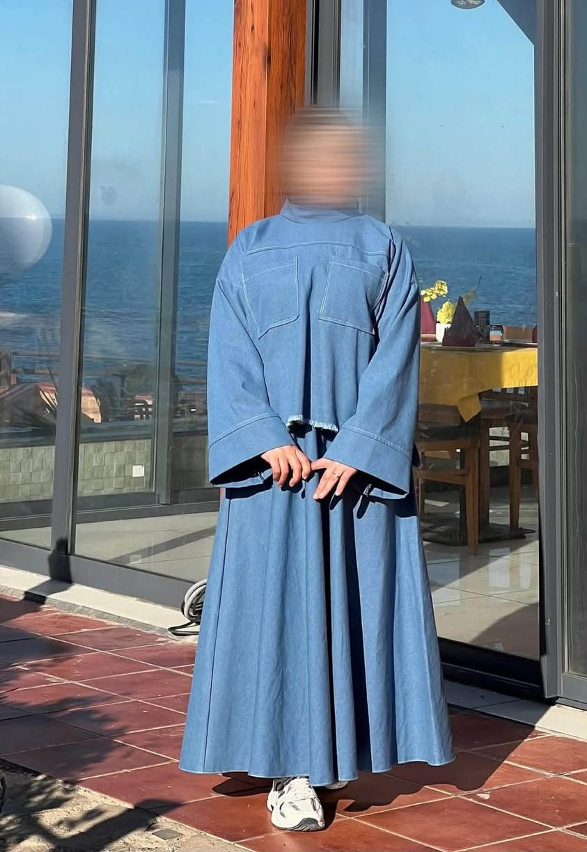 🌸 إنصومبل 2 بياس Ensemble Jean Femme Tendance 2026 💙من VIORRA 👑🍂 مناسب للمحجبات وغير المحجبات✨ متوفر بـ 2 ألوان  💙✨🍷🌿التوصيل فابور حتى لباب دارك