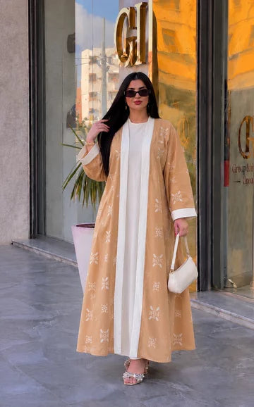 ✨ فرصة ما كتعاودش! أنصومبل 2 قطع بأناقة راقية اليوم فقط بـ 229 درهم👗🧕 للمحجبات وغير المحجبات 👌 بثوب لولان عالي الجودة - توصيل مجاني 🚚🌼🌼